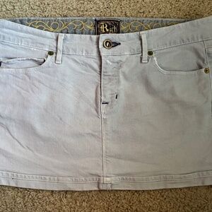 Rich and Skinny Denim Mini Skirt